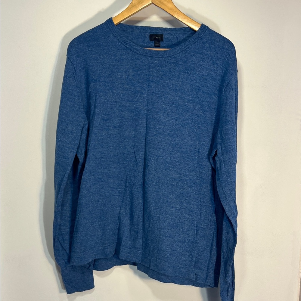 J. Crew Men's Long Sleeve 100% cotton sweater